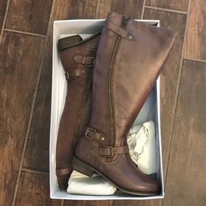 Steve madden brown riding boots